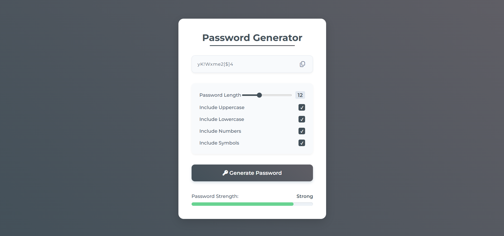 Password Generator